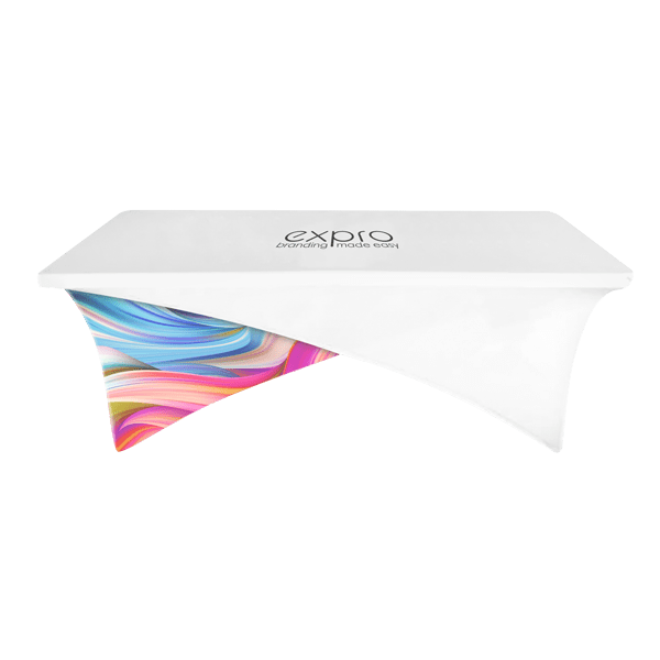 Curved Exhibition Rectangle Table Cloth